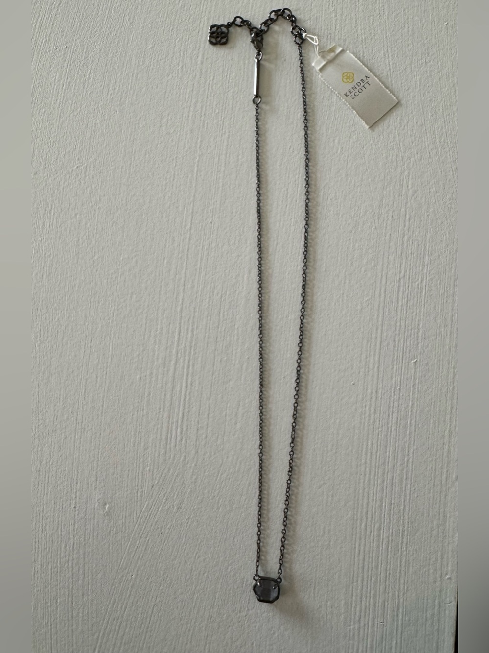 Kendra Scott Black Stone Necklace